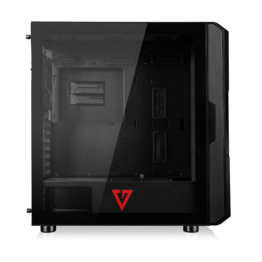 MODECOM Amirani to obudowa w standardzie ATX o szerokiej funkcjonalności. Front obudowy wykonany został z siatki mesh, a sama obudowa umożliwia montaż wentylatorów dodatkowych na froncie według własnych preferencji. Aby przepływ powietrza był jeszcze lepszy, fabrycznie zamontowany został również jeden wentylator 120 mm z tyłu obudowy oraz trzy wentylatory 120 mm na froncie. Obudowa jednakże daje użytkownikowi wiele możliwości innej aranżacji chłodzenia. Przedni panel umożliwia zamontowanie dwóch 140 mm lub dwóch 200 mm wentylatorów. Natomiast na panelu górnym można zainstalować, kolejne dwa wentylatory o średnicy 120 mm lub 140 mm. Opcjonalnie istnieje również możliwość montażu dwóch dodatkowych wentylatorów na pokrywie tunelu kryjącego zasilacz oraz koszyk HDD wewnątrz obudowy.