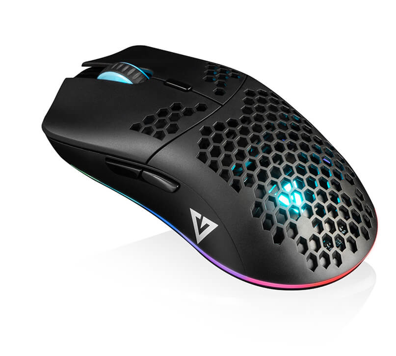 W myszce zastosowane zostały topowe podzespoły – sensor Pixart® PAW-3327 oraz przełączniki Huano.