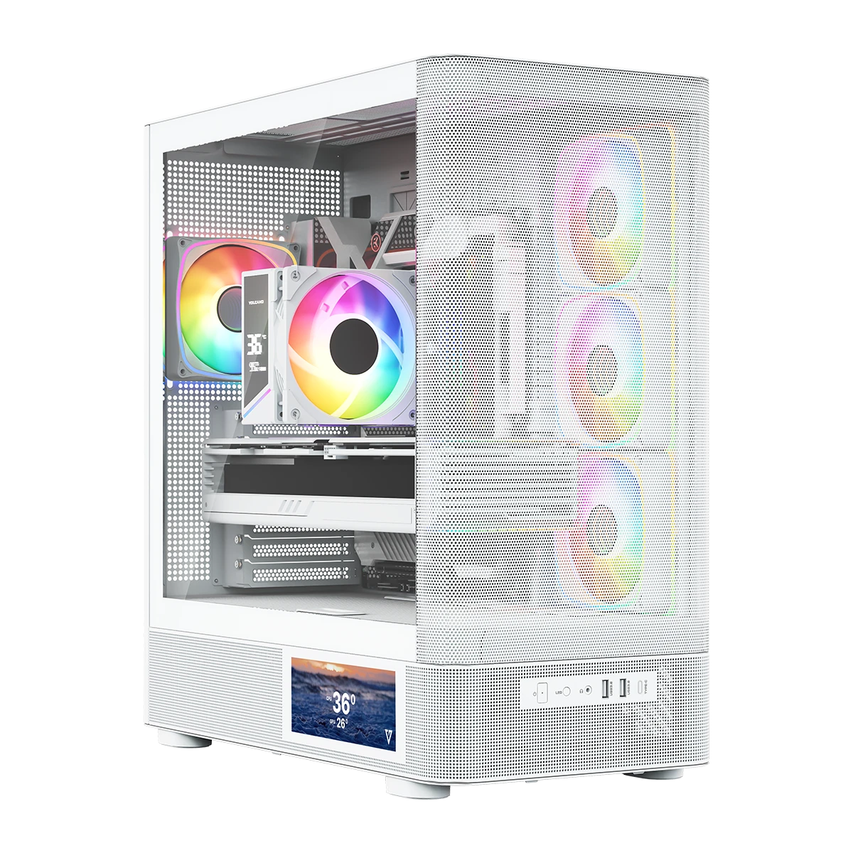 VOLCANO AQ400 ARGB MIDI WHITE