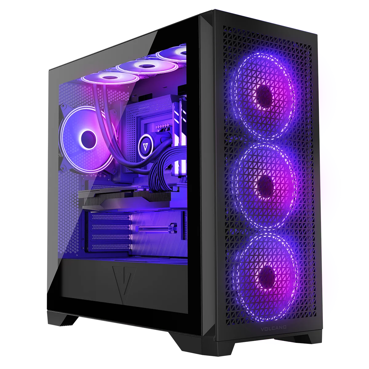 Volcano Expanse T Apex ARGB Midi Black