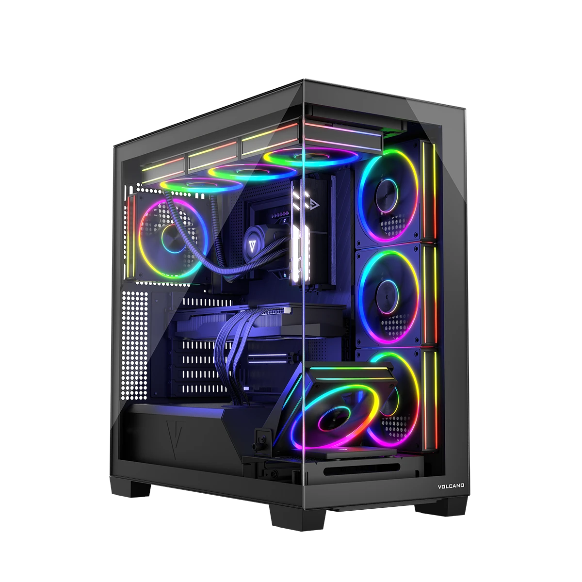 VOLCANO STELLAR ARGB MIDI 8F BLACK