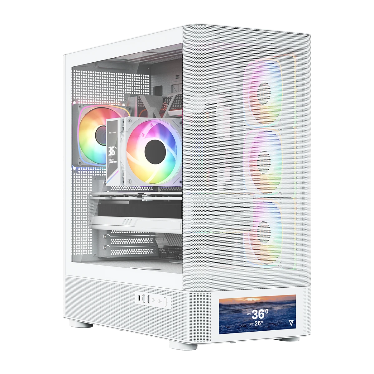 VOLCANO AQ500 ARGB MIDI WHITE